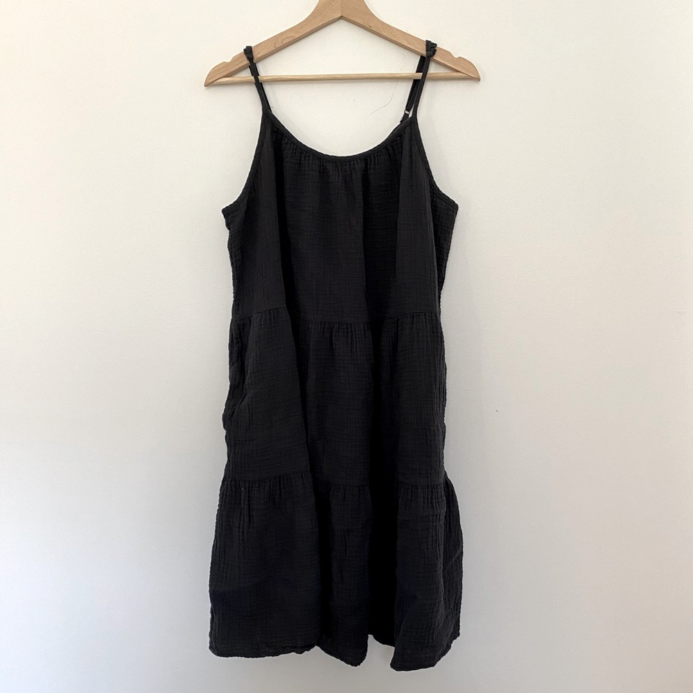 NWOT Target Black Tiered Tank Dress